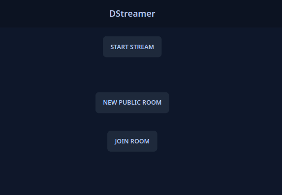 DStreamer Real-Time Video Streaming Application