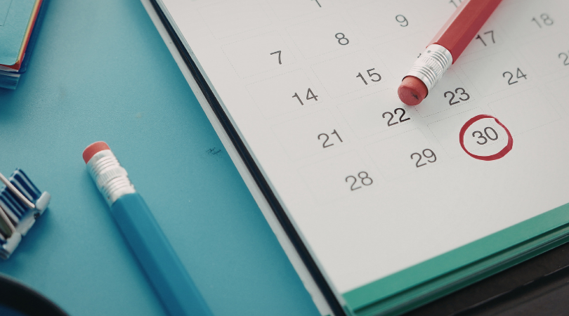 billede af kalender