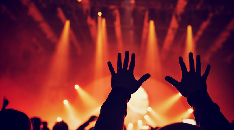 Billede af en koncert i københavn 