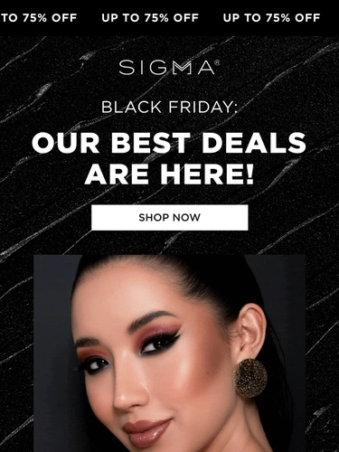 Sigma Beauty Sale Announcement