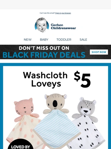 Gerber Childrenswear Newsletter