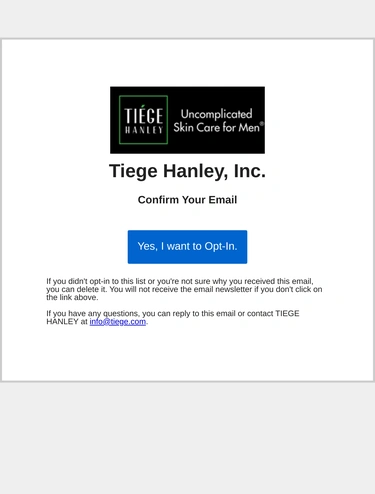 Tiege Newsletter