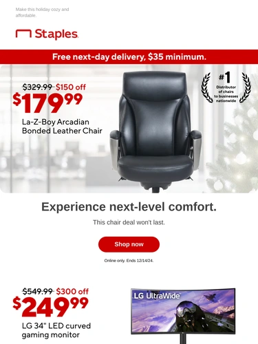 Staples Holiday Campaign