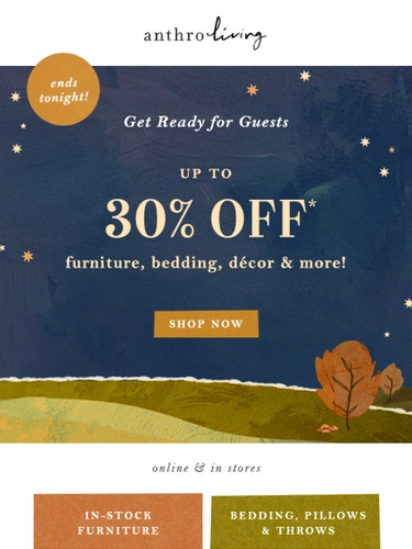 Anthropologie Newsletter