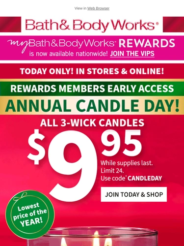 Bath & Body Works Newsletter