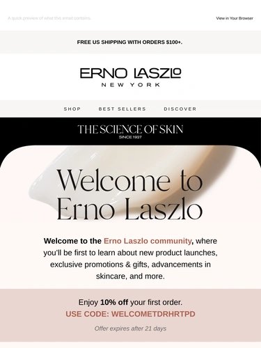 Erno Laszlo Newsletter