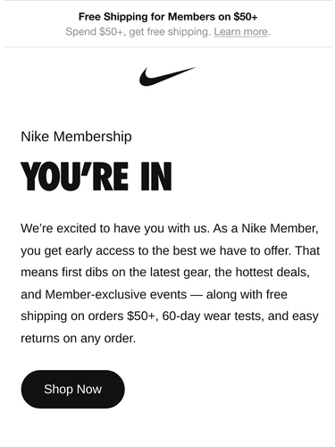 Nike Newsletter