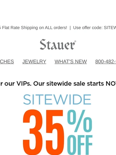 Stauer Newsletter