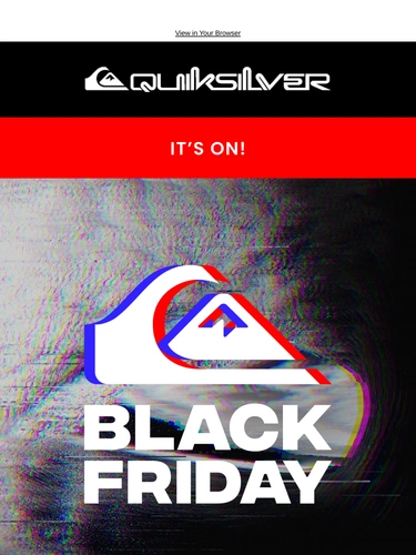 Quiksilver Sale Announcement