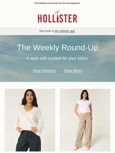 Hollister Co Newsletter