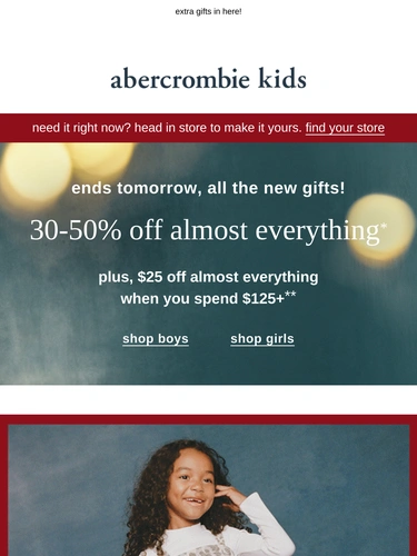 Abercrombie & Fitch Newsletter