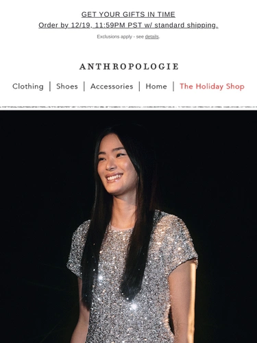 Anthropologie Newsletter