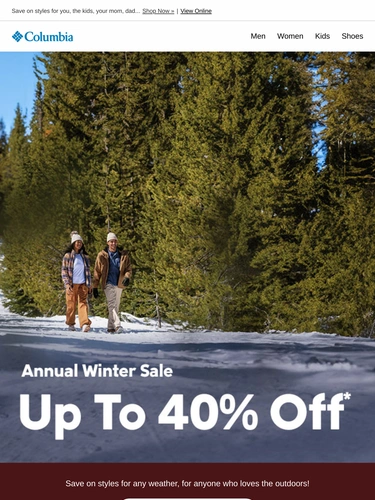 Columbia Sportswear Newsletter