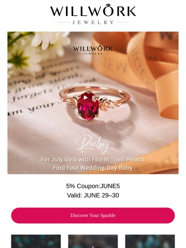 Will Work Jewelry Sale Announcement