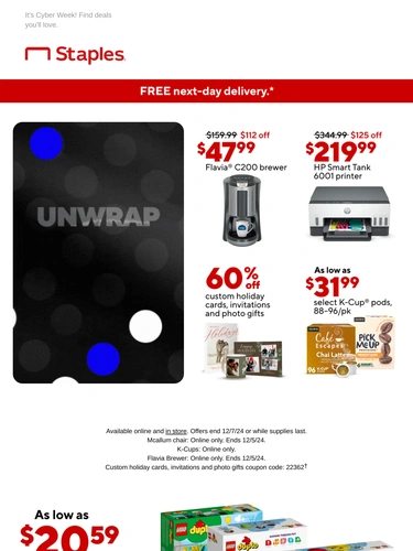 Staples Sale Announcement