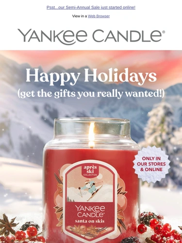 Yankee Candle Newsletter