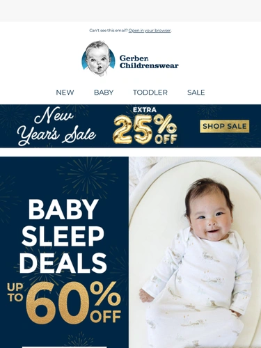 Gerber Childrenswear Newsletter