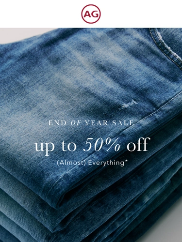 AG Jeans Sale Announcement