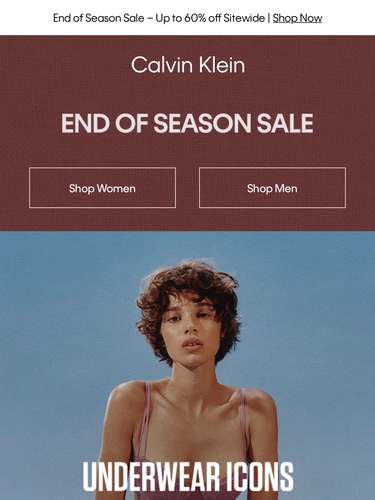 Calvin Klein Newsletter