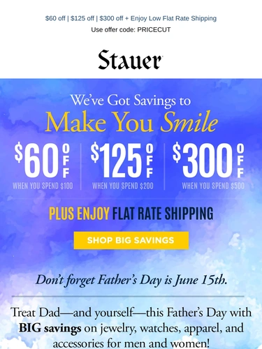 Stauer Sale Announcement