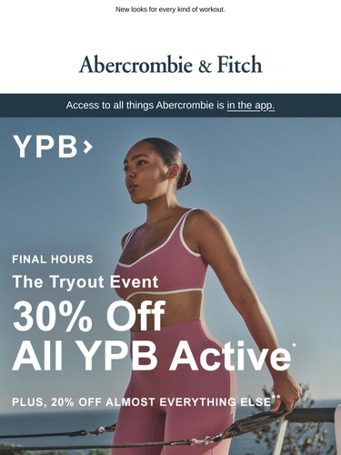 Abercrombie & Fitch Sale Announcement