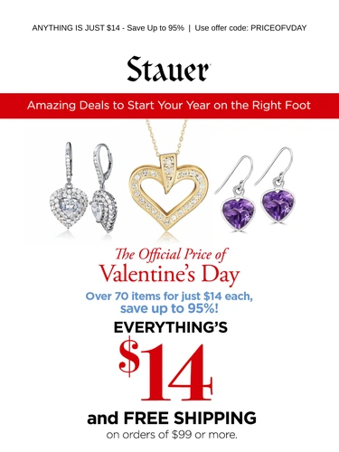 Stauer Sale Announcement