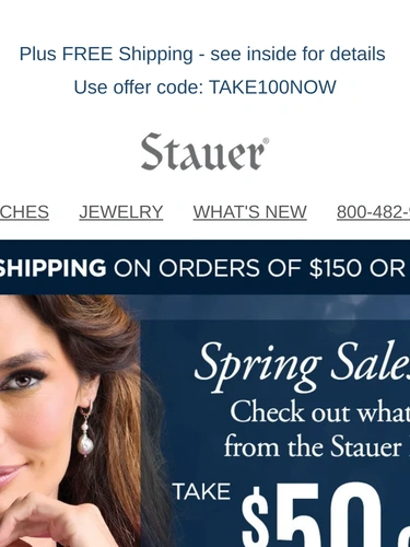 Stauer Sale Announcement