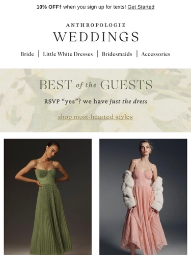 Anthropologie Newsletter