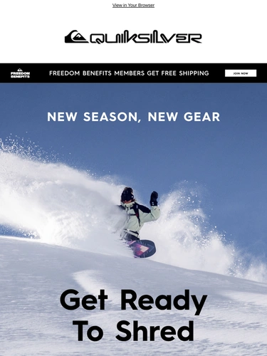 Quiksilver Newsletter