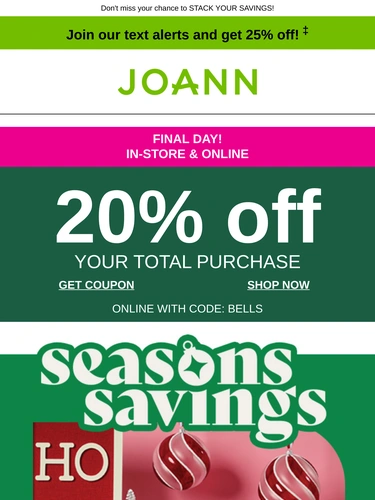 Joann Newsletter