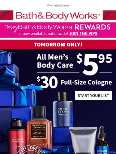 Bath & Body Works Newsletter