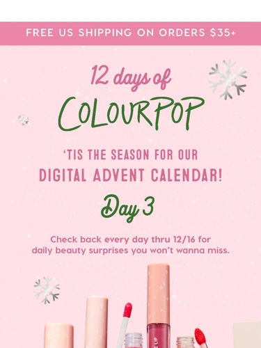 ColourPop Newsletter