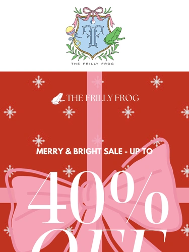 The Frilly Frog Newsletter