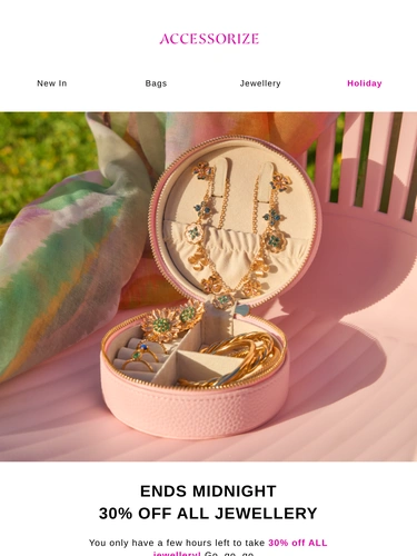 Accessorize Sale Announcement