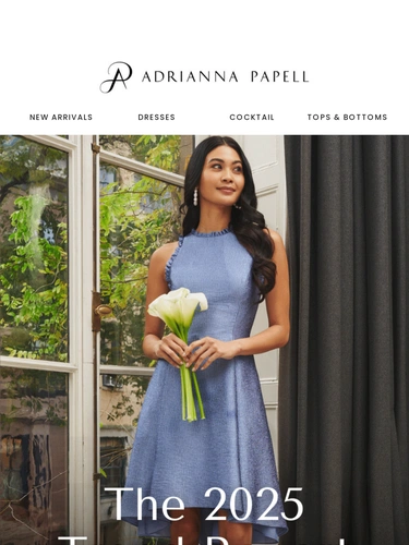 Adrianna Papell Newsletter