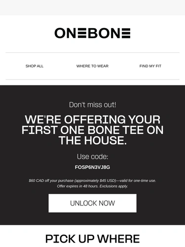 ONE BONE Newsletter