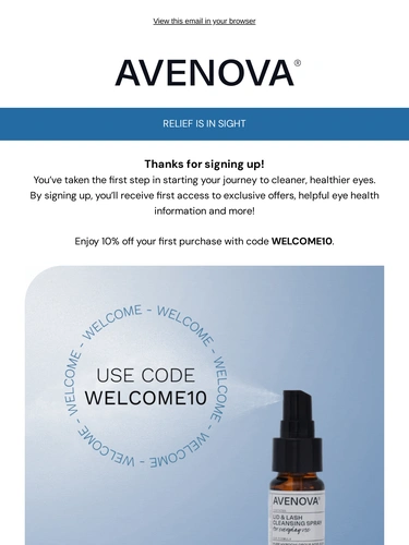 Avenova Newsletter