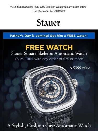 Stauer Sale Announcement