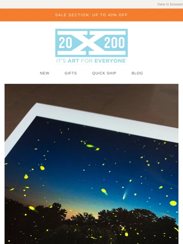 20x200 Newsletter