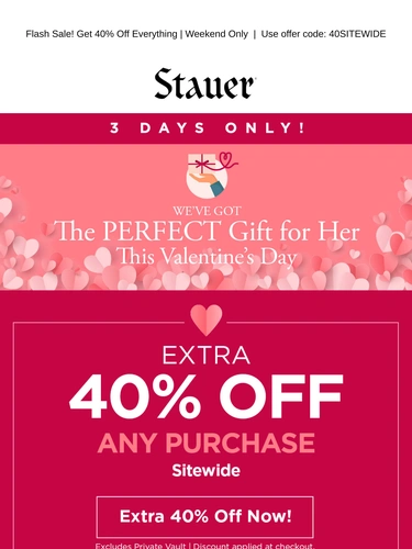 Stauer Sale Announcement