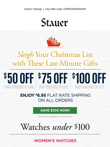 Stauer Newsletter