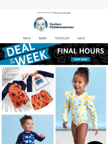 Gerber Childrenswear Newsletter