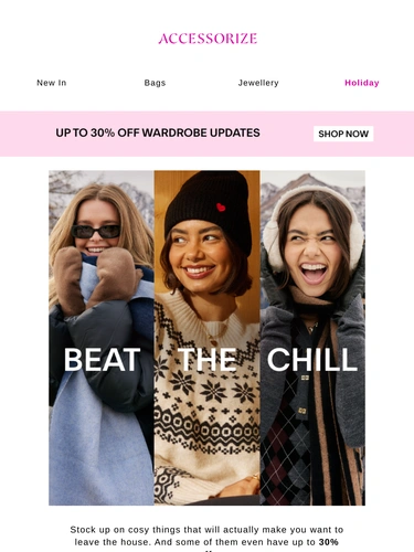 Accessorize Sale Announcement