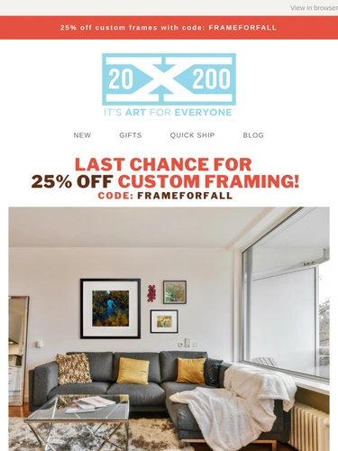 20x200 Newsletter