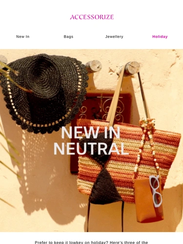Accessorize Newsletter
