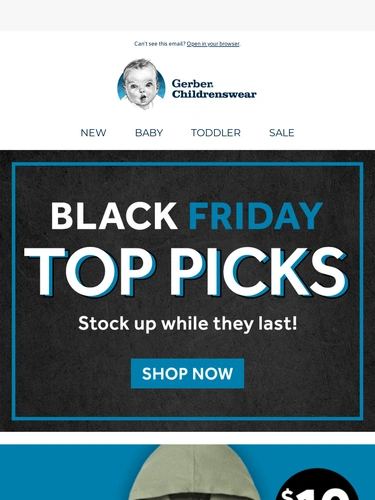 Gerber Childrenswear Newsletter