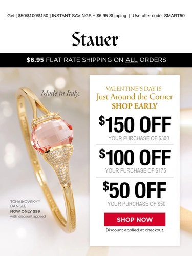 Stauer Sale Announcement