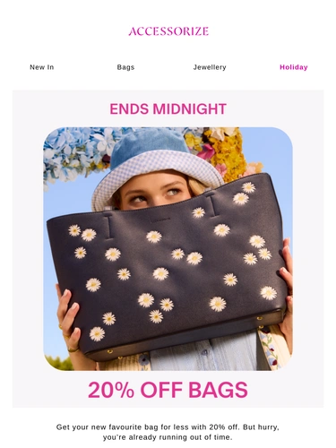 Accessorize Sale Announcement