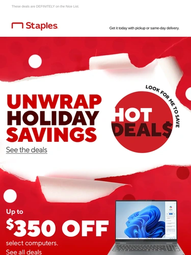 Staples Holiday Campaign