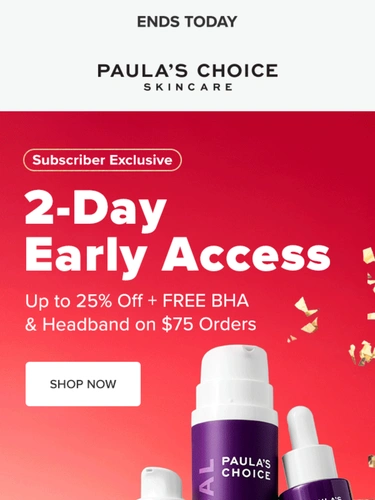 Paula's Choice Newsletter